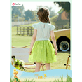 thumbnail image 6 of Disney Tinkerbell Girls Rompers Dresses Graphic Bow Green Easter Jumpsuits Tulle Skirt Dress Summer Outfits Gift Set Toddlers Kids 4-5T, 6 of 11