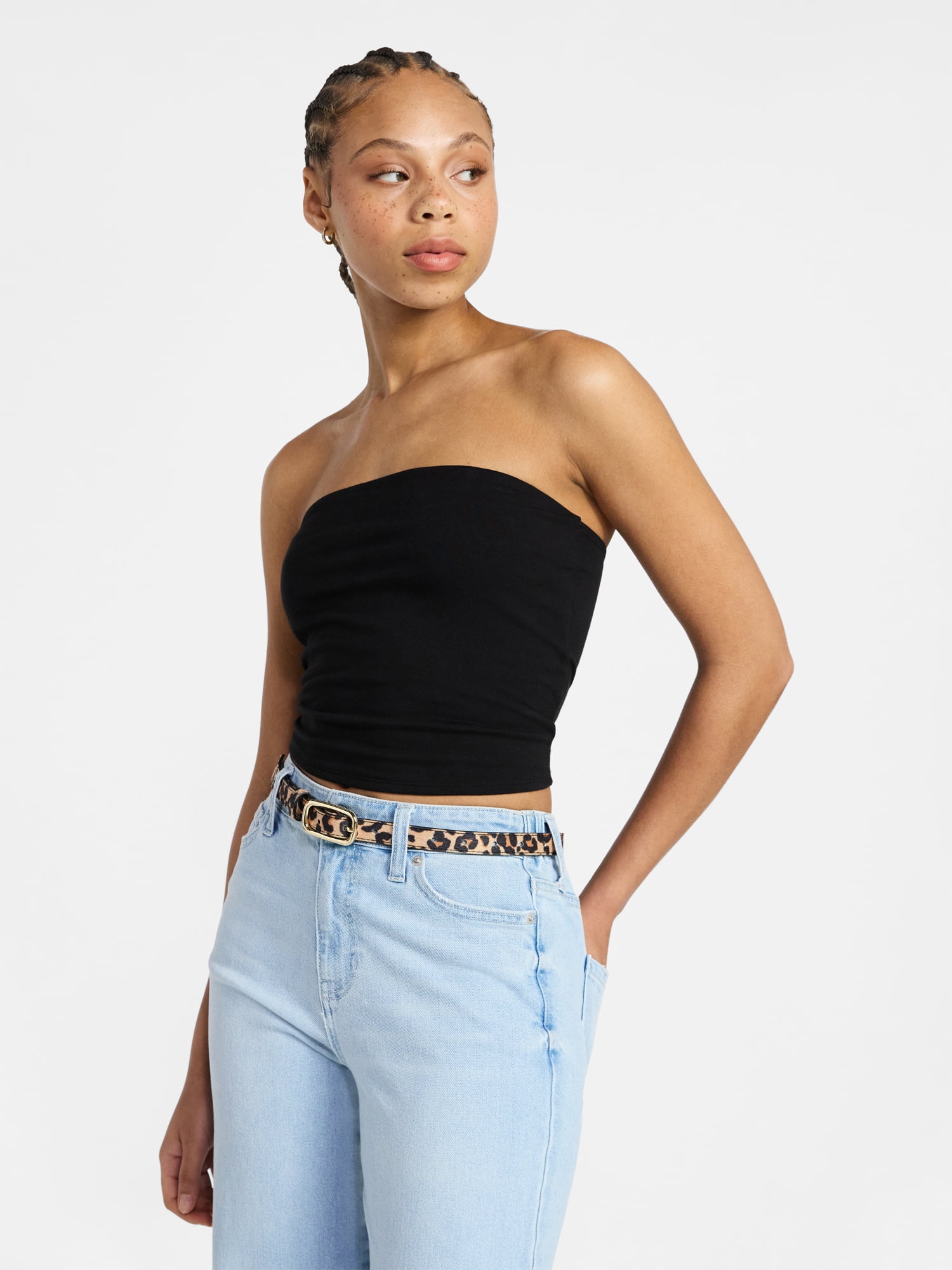 No Boundaries Seamless Scoop Neck Brami, Women's & Women's Plus