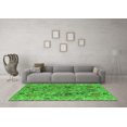 thumbnail image 3 of Ahgly Company Indoor Square Oriental Green Traditional Area Rugs, 5' Square, 3 of 4