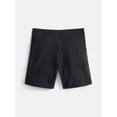 thumbnail image 3 of Wonder Nation Girls Bike Shorts, 4-Pack, Sizes 4-18 & Plus, 3 of 4