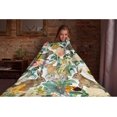 thumbnail image 5 of Floral Rabbits Throw Blanket is Super Soft and Warm,The Lightweight Flannel Blanket is for All-Season Use,A Great Choice for Gifts 40"x30"for Pet, 5 of 6