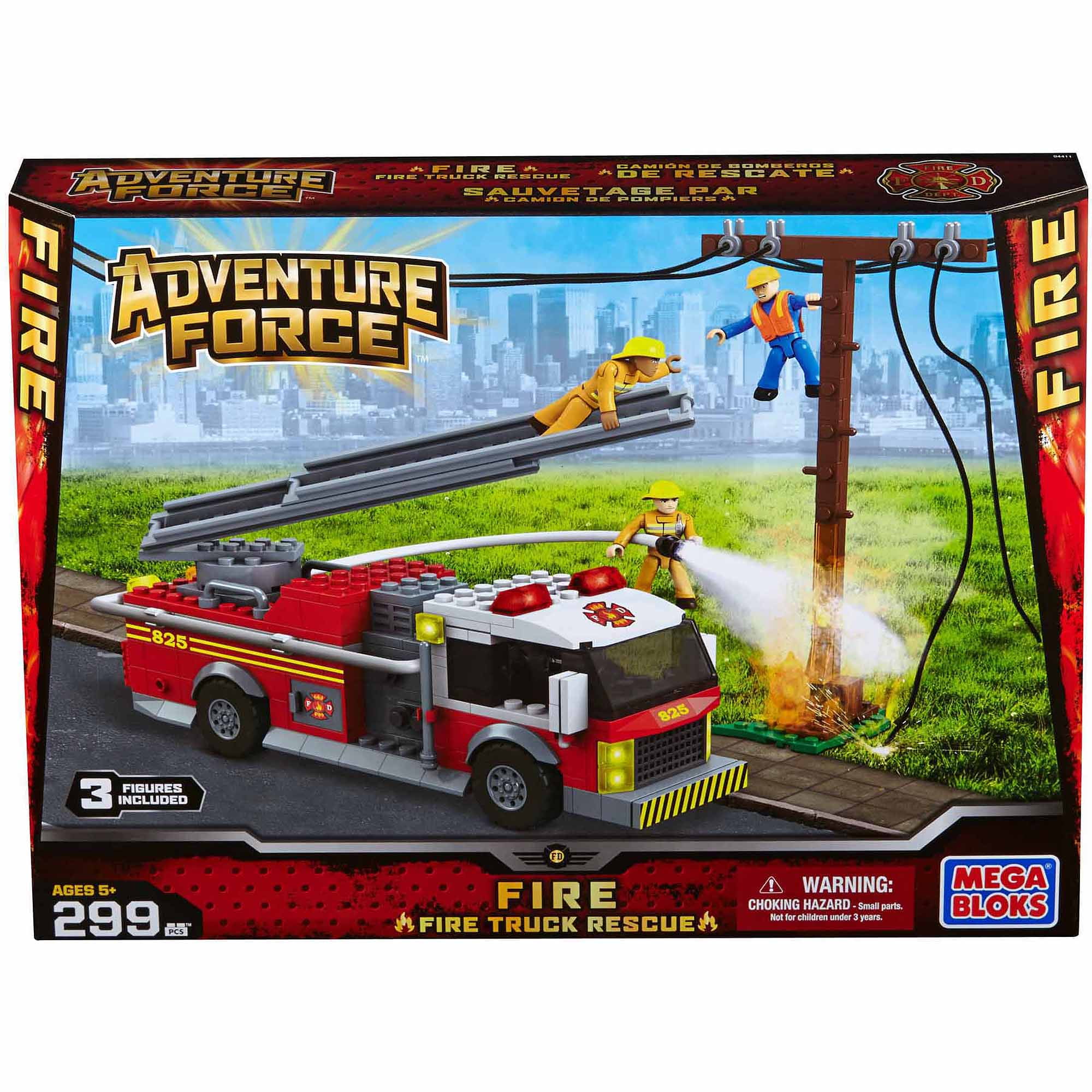mega bloks fire truck rescue