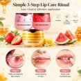 thumbnail image 7 of MODANU 3 Pcs Bee Lip Balm Honey Pot Honey Lip Balm Sleeping Lip Mask Silky Hydrating Bee Lip Balm Lip Mask Overnight Lip Care Products (Honey+Strawberry+Watermelon), 7 of 7