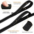 thumbnail image 2 of Solennerer Dog Leash Heavy Duty Pet Leash 2 Traffic Padded Handles Reflective Leash for Medium to Large Dogs, 2 of 7