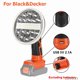 thumbnail image 4 of Linterna Portátil Luz de Trabajo LED para Makita/Milwaukee/Dewalt/Bosch/Black&Decker/Craftsman/Ryobi 14.4V 18V 20V Batería de Litio, 4 of 21