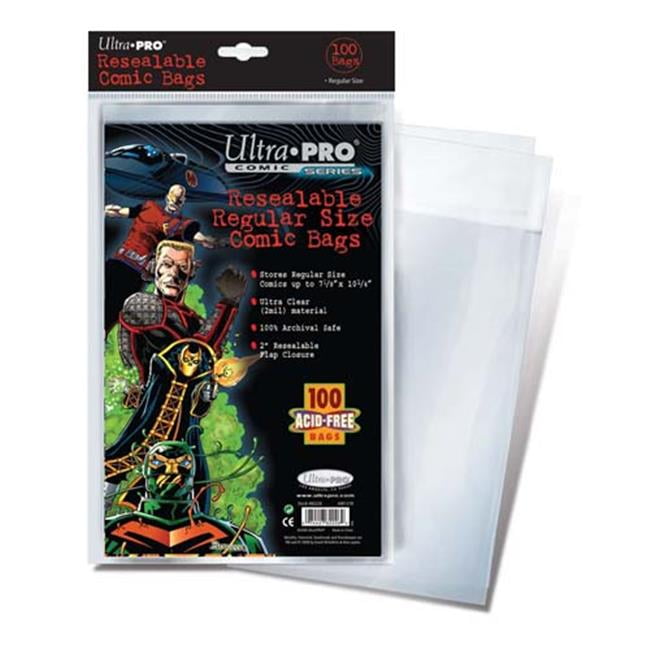 10 Ultra Pro Silver Resealable Storage Bags And Boards  Brand New 