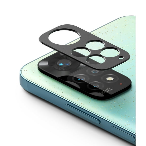 Ringke Camera Styling Compatible with Redmi Note 11, Back Camera Lens Edge Protector Case-Friendly Aluminum Frame Tough Protective Adhesive Cover