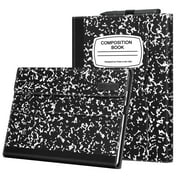Fintie Case for 13" Microsoft Surface Pro 10 / Surface Pro 9 5G - Multiple Angle Viewing Portfolio Cover with Pocket and Stylus Holder, Compatible with Type Cover Keyboard, Composition Book