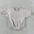 thumbnail image 5 of Enjoytime Baby Onesies Crew Neck Long Sleeve Bodysuit Top Solid Color Soft Infant Romper for Boys Girls 0-24 Months, 5 of 6