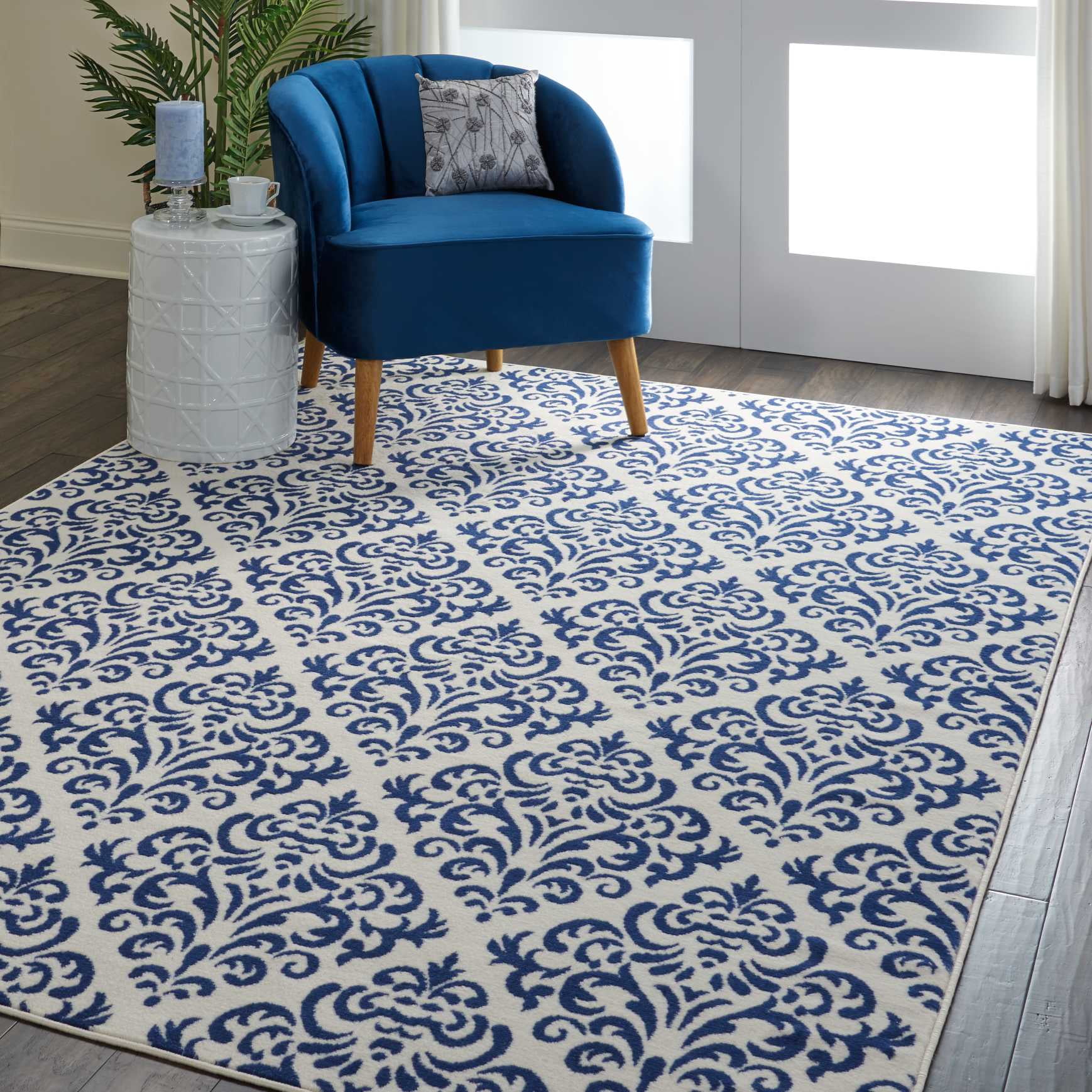 Vintage Damask Area Rug by Pinewood Grove
