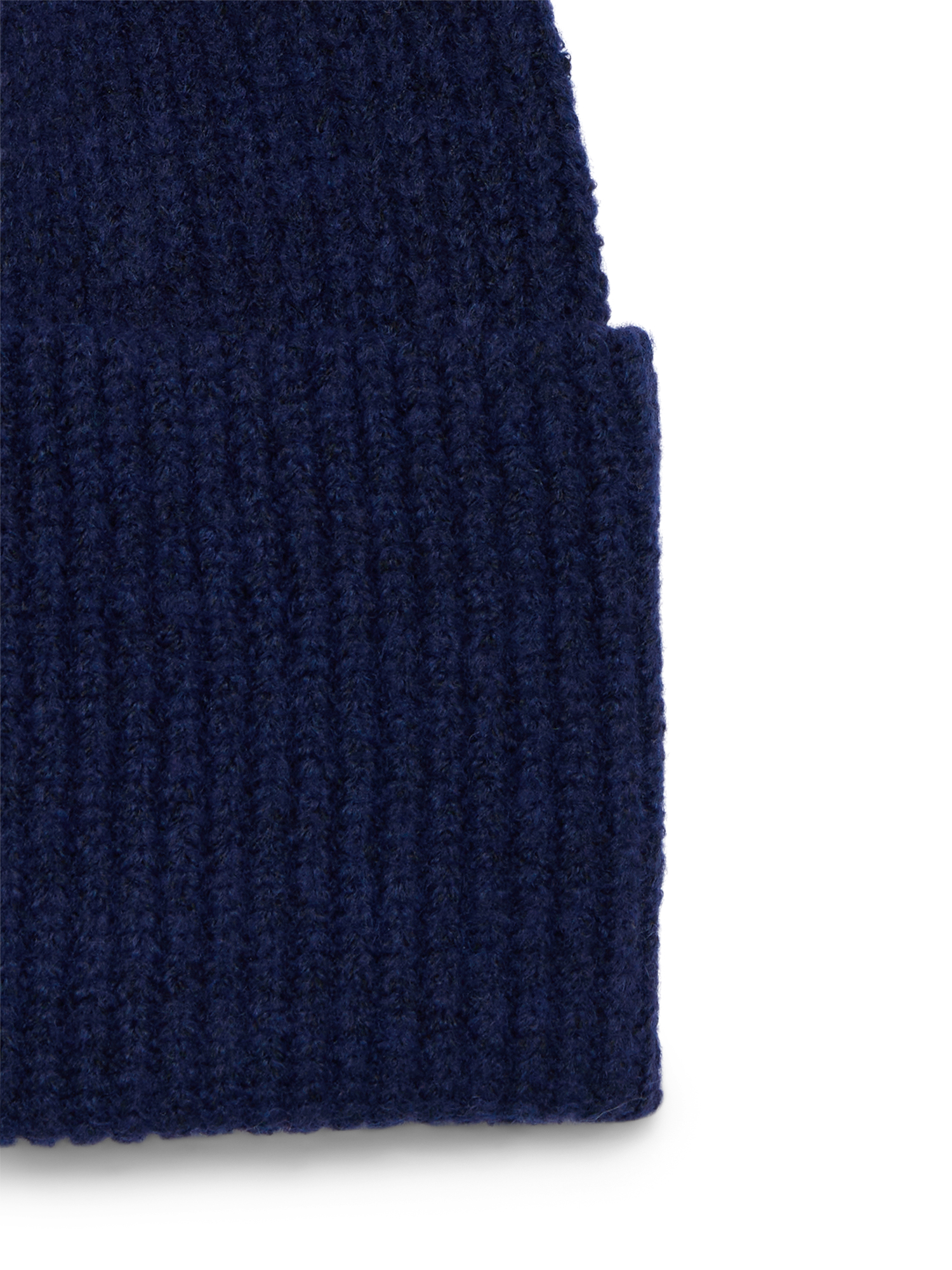 Time and Tru Women's Wide Cuff Beanie, One Size, Navy
