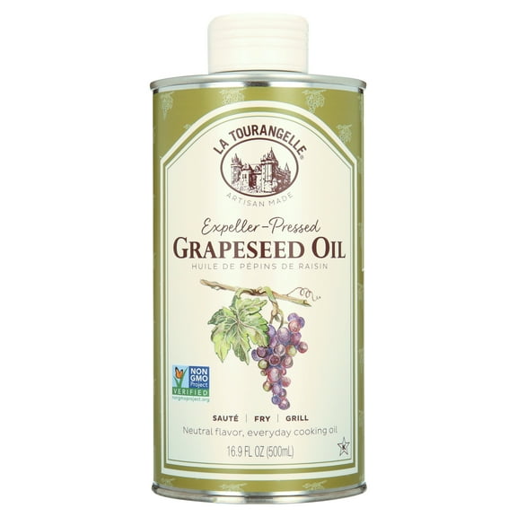 La Tourangelle Expeller-Pressed Grapeseed Oil, 16.9 Fl oz