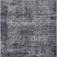 thumbnail image 1 of Ahgly Company Machine Washable Indoor Square Industrial Modern Dark Goldray Area Rugs, 3' Square, 1 of 7