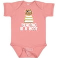 thumbnail image 3 of Inktastic Reading is a Hoot Librarian Girls Baby Bodysuit, 3 of 5