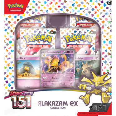 Pokemon Trading Card Games Scarlet & Violet 3.5 151 Collection Alakazam Ex - 4 Pokemon TCG: Scarlet & Violet—151 Booster Packs