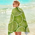 thumbnail image 6 of AYktou Beach Towel Bath Towels Beach Essentials 30*59" Summer Refreshing Lemon Print Collection Towels Microfiber Beach Towels Pool Towels Camping Essentials Pool Accessories, 6 of 6