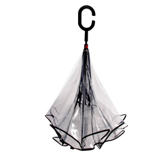 Double Layer Inverted Umbrella Cars Reverse Umbrella Windproof Uv Protecting Big