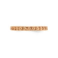 thumbnail image 2 of Gem & Harmony Ladies 14K Rose Pink Gold With Link Design for Women, 2 of 6