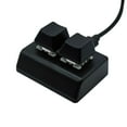 thumbnail image 1 of TISHITA 2 Key Backlit USB Wired Red Axis Gaming USB Keyboard Hot Swap Game Keyboards for Black, 1 of 8