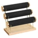 thumbnail image 1 of Expositor de pulseras de terciopelo único y exquisito, soporte decorativo para baratijas. negro, 1 of 6