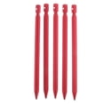 thumbnail image 2 of 5 Piezas de Estacas de Aleación de Aluminio para Tienda de Campaña, Gancho de Metal Resistente a La Oxidación, Estaca de Jardín para Anclar Toldos de , rojo, 2 of 8