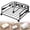 A, variant on Weighted Arm Metal Napkin Caddy, Countertop Luncheon Napkin Holder for Kitchen Dining Table Indoor & Outdoor