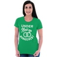 thumbnail image 4 of Under New Management Newlywed Bride Womens Fitted Plus Size Graphic Tee Brisco Brands 2X, 4 of 5