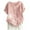Pink A, variant on Zpanxa Plus Size Tops for Women Summer Casual Loose Fit T Shirts Short Sleeve Crew Neck Button Down Blouse Linen Print Shirt Tunic Tops Pink A XXL