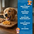 thumbnail image 2 of FPN Cow Milk Cheese Puffs for Dogs Natural High Protein Calming Dog Treats, 2 of 6
