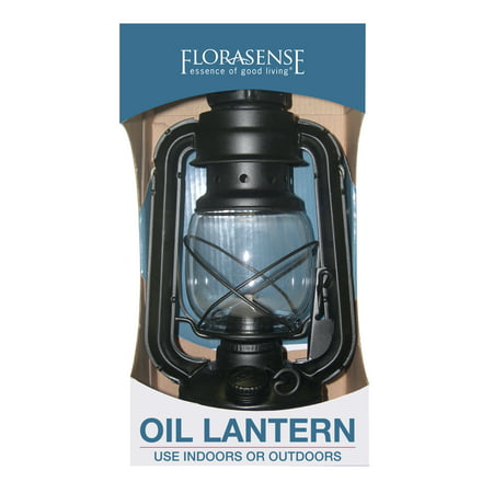 Florasense Hurricane Oil Lantern, Black