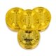 thumbnail image 1 of Bolsa de monedas conmemorativas chapada en oro de 20 unidades con funda, 1 of 7