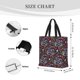 thumbnail image 3 of Fotbe Snakes And Snake Fruit Bolsa Tote con Estampado para Mujer, Bolsos con Cremallera, Bolsa de Hombro Casual de Gran Capacidad con Bolsillos Internos, 3 of 7