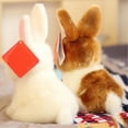 thumbnail image 4 of 20cm Cute Rabbit Plush Doll Simulation Bunny Toy Children Birthday Gift Decor, 4 of 6