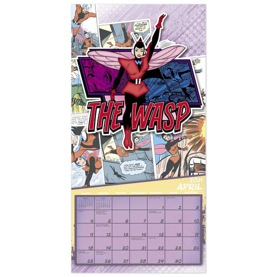 Wall Calendars Mead MARVELS Comics 12x12 Monthly Wall Calendar 