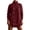 Wine, variant on cocolona Long Sweaters for Women Casual Mock Neck Side Button Fall Winter Knit Tops Long Sleeve Tunic Fashion Outfits