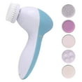 thumbnail image 5 of 5 in 1 Facial cleansing brush- waterproof face spin brush set, deep cleansing, gentle exfoliating, removing blackheads, massaging, face and body Purple, 5 of 7