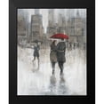 thumbnail image 2 of OToole, Tim 12x14 Black Modern Framed Museum Art Print Titled - Rain in The City II, 2 of 5