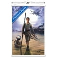 thumbnail image 3 of Star Wars: The Force Awakens - Rey Wall Poster with Wooden Magnetic Frame, 22.375" x 34", 3 of 3