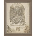 thumbnail image 2 of Tiburzio Passarotti 15x18 Gold Ornate Wood Frame and Double Matted Museum Art Print Titled - The Martyrdom of St. Catherine (1577), 2 of 4