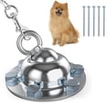 thumbnail image 3 of Muyoka Estaca giratoria 360 para amarrar perros a prueba de 贸xido, ancla para perros de acero inoxidable resistente, estaca para amarrar perros al aire libre, 150 libras de fuerza de tracci贸n para jar, 3 of 7