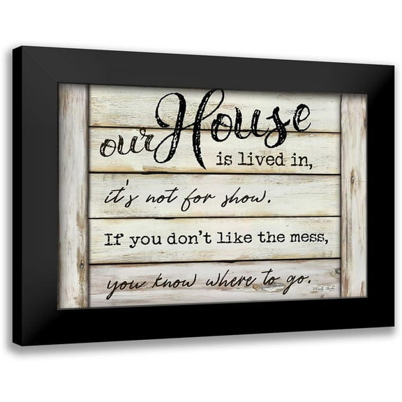 Jacobs, Cindy 14x11 Black Modern Framed Museum Art Print Titled - Our House is Lived In