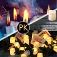 thumbnail image 3 of Velas LED Nasjac Blancas Impermeables Efecto Llama para Decoración 24/48 Luces, 3 of 6