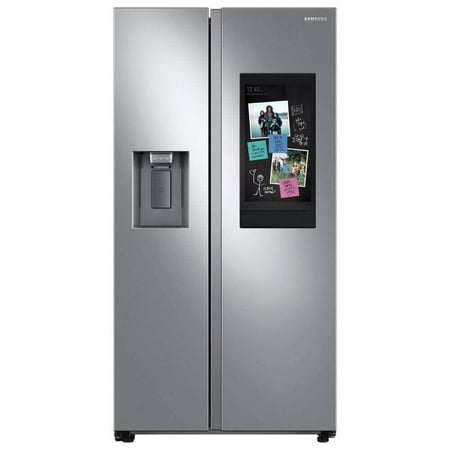 Samsung RS27T5561SR 26.7 Cu. Ft. Stainless Side-by-Side Refrigerator with 21.5 inch Touch-Screen Family Hub