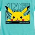 thumbnail image 3 of Pokémon - Peeking Pikachu - Youth Girls Short Sleeve Graphic T-Shirt, 3 of 5