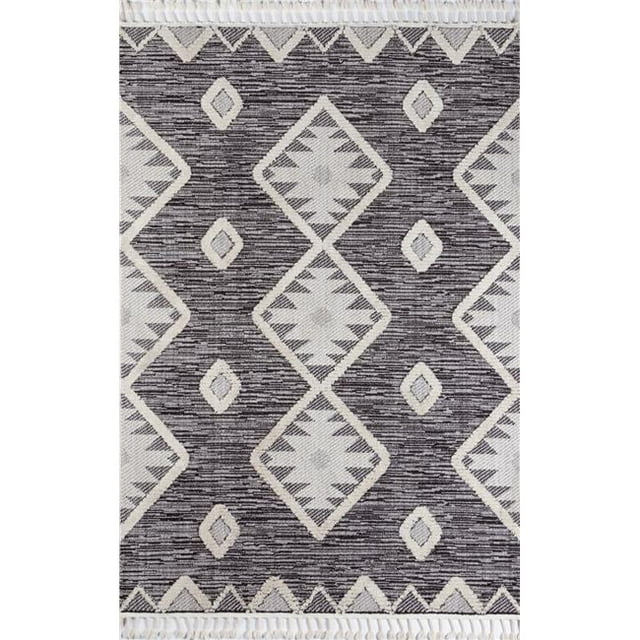 Momeni ODESSODE-3CHR7AAA 7 ft. 10 in. x 10 ft. 10 in. Odess-3 Rectangle Rug - Charcoal