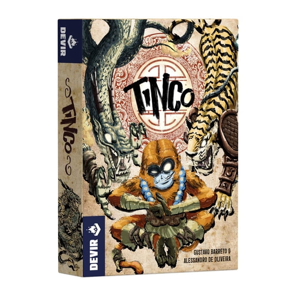Devir - Tinco, Devir Pocket, Real Time, Fun and Fast Card Game with Friends, Multilanguage, Age 10