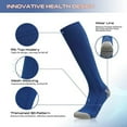 thumbnail image 2 of 5/6/7 Chaussettes de Compression Double Hommes Femmes Marathon Football Randonnée Chaussettes de Sport Médicales Varices Diabète Grossesse Chaussettes Élastiques, 2 of 6