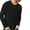 Charcoal, variant on Place and Street Henley Thermal Shirt for Men