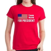 Cafepress Personalized Customize President Women's Dark T-Shirt