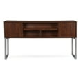 thumbnail image 3 of OFM CL-H7215-MHG 72 in. Fulcrum Series Hutch with Doors, Office Cabinet for Storage, Mahogany, 3 of 5